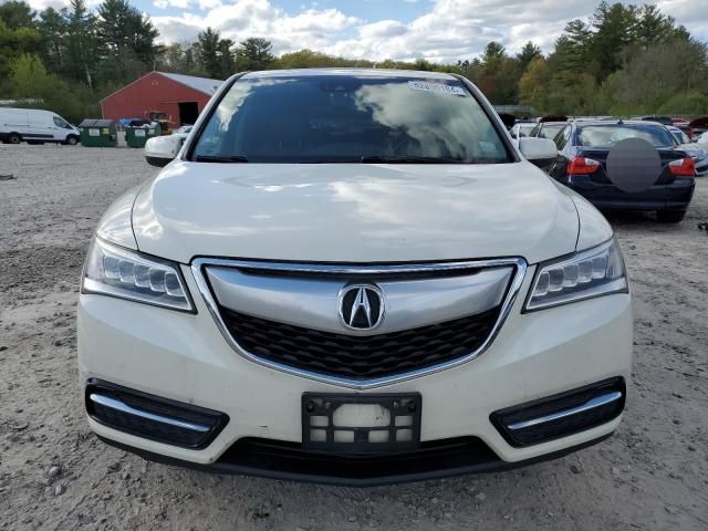 2016 Acura MDX Technology