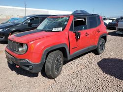 Jeep Renegade salvage cars for sale: 2017 Jeep Renegade Trailhawk