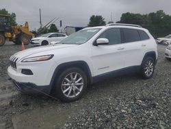 Vehiculos salvage en venta de Copart Mebane, NC: 2018 Jeep Cherokee Limited