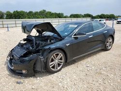 Salvage cars for sale from Copart New Braunfels, TX: 2015 Tesla Model S 85D