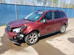 Salvage cars for sale from Copart Moncton, NB: 2017 Subaru Forester 2.5I Touring
