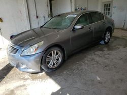 Salvage cars for sale from Copart Madisonville, TN: 2011 Infiniti G37