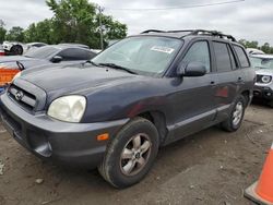 Hyundai salvage cars for sale: 2006 Hyundai Santa FE GLS