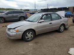 Salvage cars for sale from Copart Colorado Springs, CO: 1999 Toyota Corolla VE