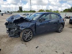 Salvage cars for sale from Copart Miami, FL: 2018 Mazda 3 Grand Touring