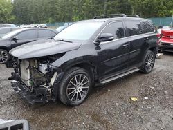 Toyota salvage cars for sale: 2018 Toyota Highlander SE