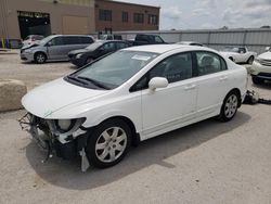 Honda salvage cars for sale: 2011 Honda Civic LX