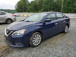 Salvage cars for sale from Copart Concord, NC: 2017 Nissan Sentra S