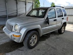 Salvage cars for sale from Copart Midway, FL: 2002 Jeep Liberty Limited