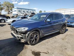 BMW X3 salvage cars for sale: 2021 BMW X3 XDRIVE30I