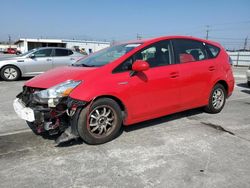 Salvage cars for sale from Copart Sun Valley, CA: 2015 Toyota Prius V