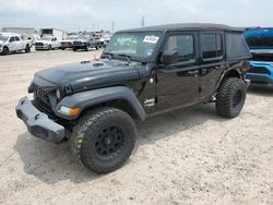 Jeep salvage cars for sale: 2018 Jeep Wrangler Unlimited Sport