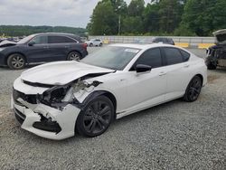 Acura Vehiculos salvage en venta: 2021 Acura TLX Tech A