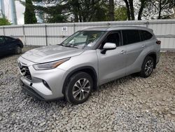 Toyota Highlander xle salvage cars for sale: 2021 Toyota Highlander XLE