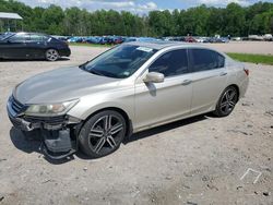 Salvage cars for sale from Copart Charles City, VA: 2014 Honda Accord EXL