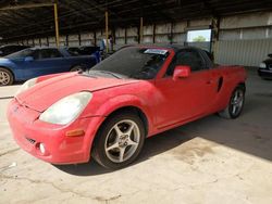 Toyota MR2 salvage cars for sale: 2003 Toyota MR2 Spyder