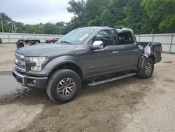 Salvage cars for sale from Copart Shreveport, LA: 2015 Ford F150 Supercrew