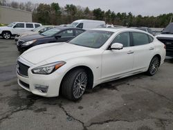Salvage cars for sale from Copart Exeter, RI: 2017 Infiniti Q70 3.7