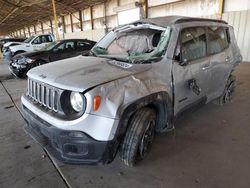 Jeep salvage cars for sale: 2017 Jeep Renegade Sport