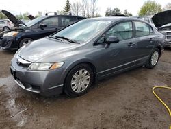 Salvage cars for sale from Copart Ontario Auction, ON: 2010 Honda Civic DX
