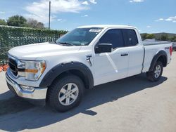 Ford salvage cars for sale: 2021 Ford F150 Super Cab