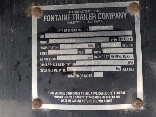 2012 Fontaine Trailer
