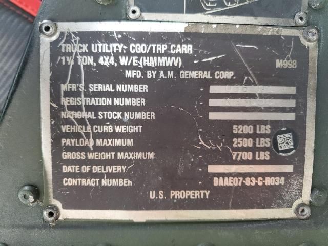 1989 American General Hummer