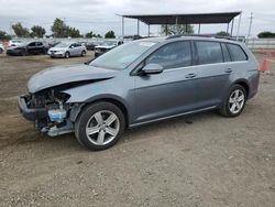 Volkswagen Vehiculos salvage en venta: 2015 Volkswagen Golf Sportwagen TDI S