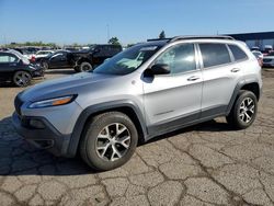 Jeep Cherokee salvage cars for sale: 2014 Jeep Cherokee Trailhawk