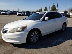 Salvage cars for sale from Copart Rancho Cucamonga, CA: 2011 Honda Accord EXL