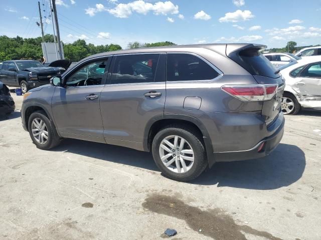 2015 Toyota Highlander LE