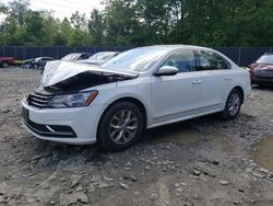 Salvage cars for sale from Copart Waldorf, MD: 2016 Volkswagen Passat S