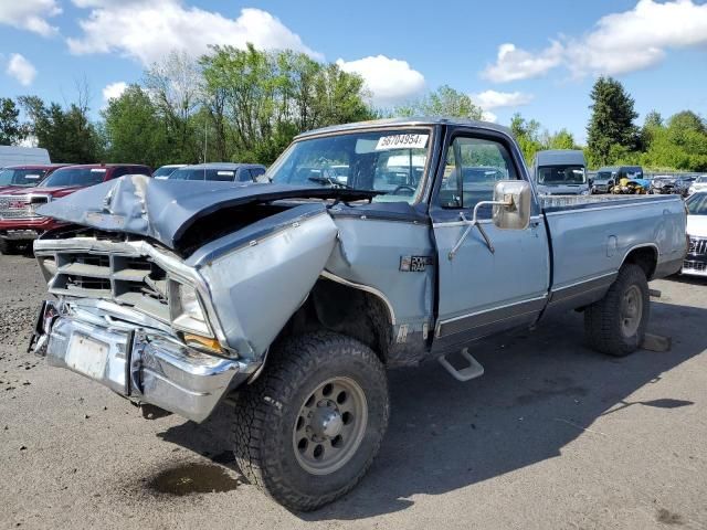 1987 Dodge W-SERIES W200