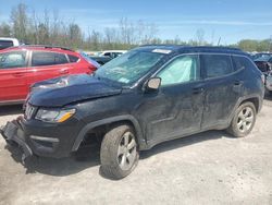 Salvage cars for sale from Copart Leroy, NY: 2019 Jeep Compass Latitude