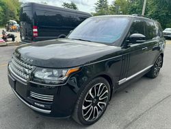 Land Rover salvage cars for sale: 2017 Land Rover Range Rover Autobiography