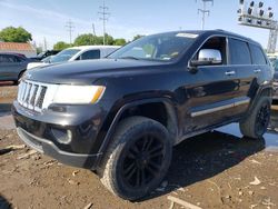 Jeep Grand Cherokee Overland salvage cars for sale: 2012 Jeep Grand Cherokee Overland