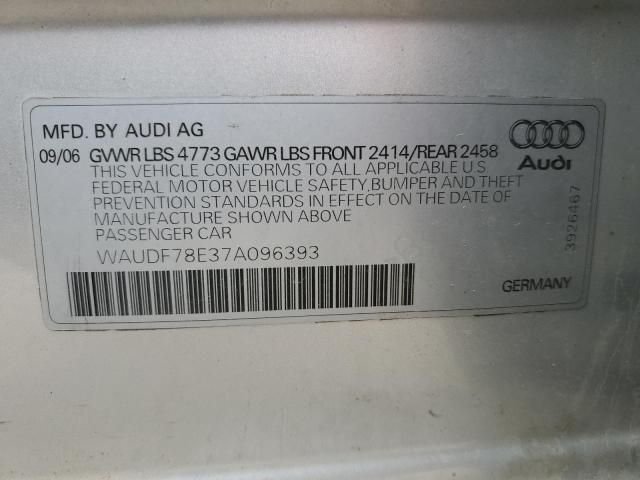 2007 Audi A4 2.0T Quattro