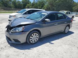 Salvage cars for sale from Copart Fort Pierce, FL: 2017 Nissan Sentra S