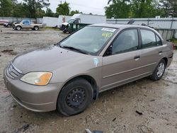 2001 Honda Civic LX en venta en Hampton, VA