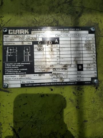 2000 Clark K Forklift