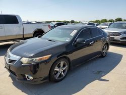 Salvage cars for sale from Copart Grand Prairie, TX: 2012 Acura TSX SE