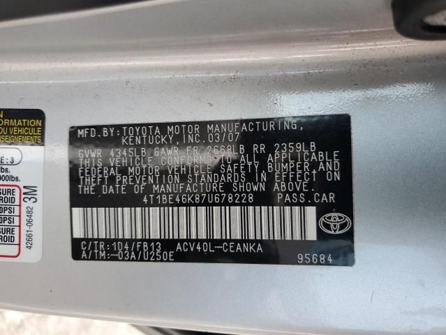 2007 Toyota Camry CE