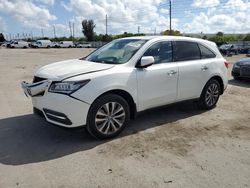 Vehiculos salvage en venta de Copart Miami, FL: 2014 Acura MDX Technology