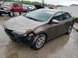 Salvage cars for sale from Copart Louisville, KY: 2018 Toyota Corolla L