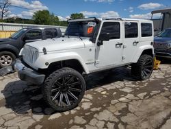 Jeep salvage cars for sale: 2015 Jeep Wrangler Unlimited Sahara