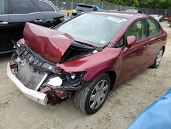 Honda Civic salvage cars for sale: 2008 Honda Civic LX