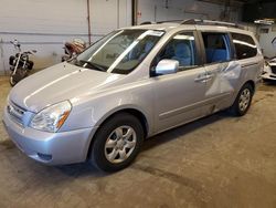 Salvage cars for sale from Copart Wheeling, IL: 2008 KIA Sedona EX