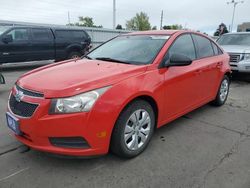 Vehiculos salvage en venta de Copart Littleton, CO: 2014 Chevrolet Cruze LS