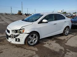 Chevrolet salvage cars for sale: 2015 Chevrolet Sonic LTZ