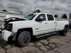Salvage trucks for sale at Littleton, CO auction: 2016 Chevrolet Silverado K3500 High Country